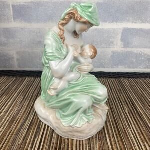 Herend Motherhood Porcelain Handpainted Figurine Style 5426 from Hungary 8” Tall